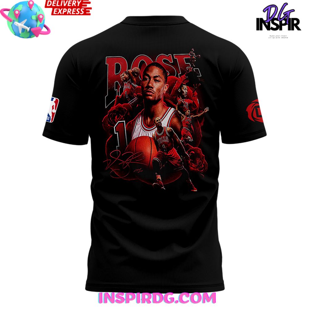 Derrick Rose 1.4.25 Chicago Bulls T-Shirt - Image 3