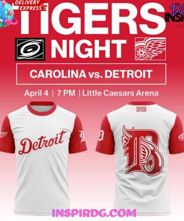 Detroit Red Wings Tigers Night 2025 T-Shirt