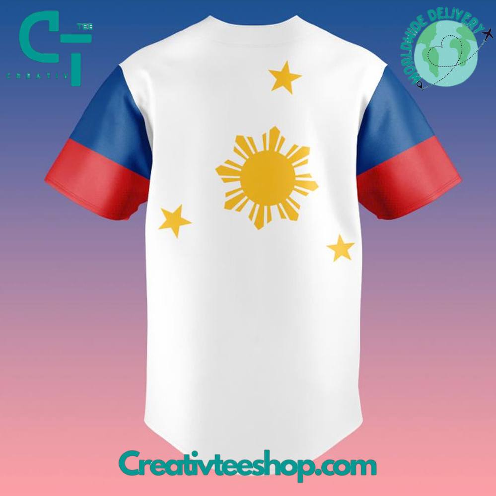 Detroit Tigers Filipino Heritage Night 2025 Special Baseball Jersey - Image 3