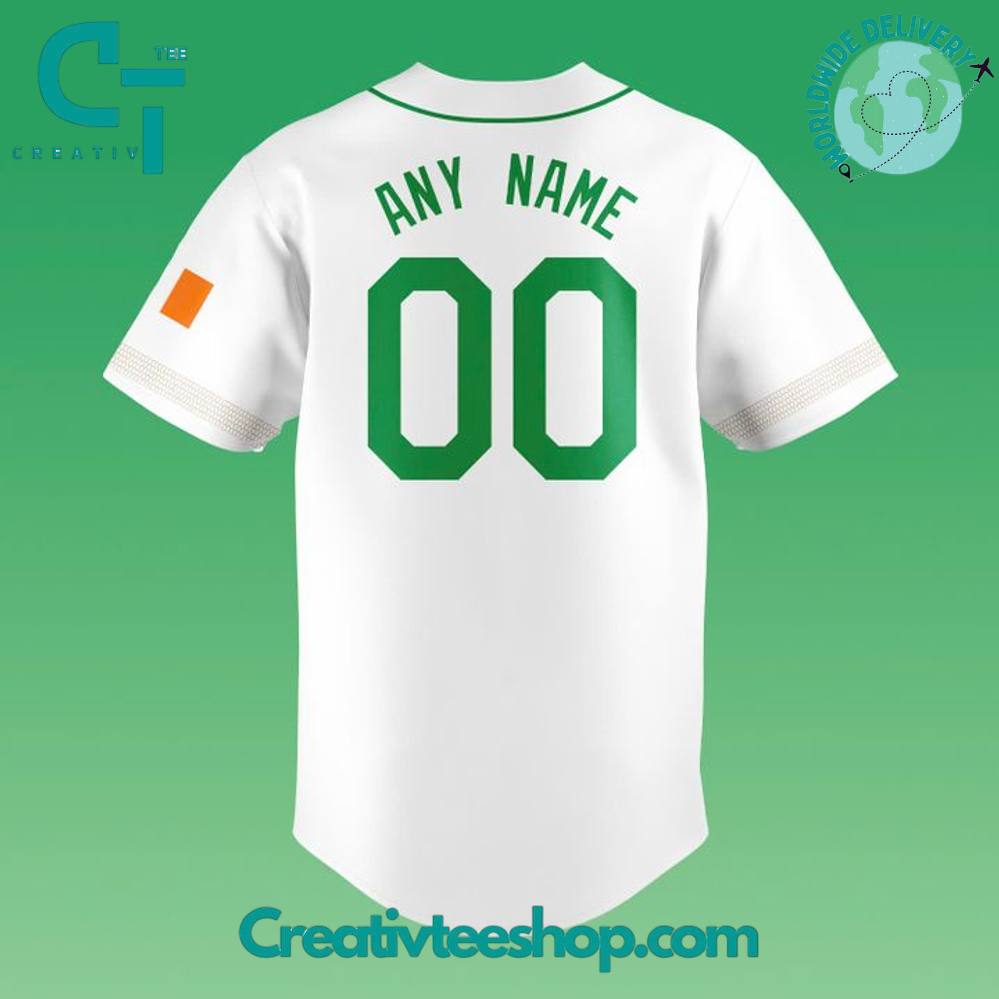 Detroit Tigers Irish Heritage Night 2025 Special Baseball Jersey - Image 3