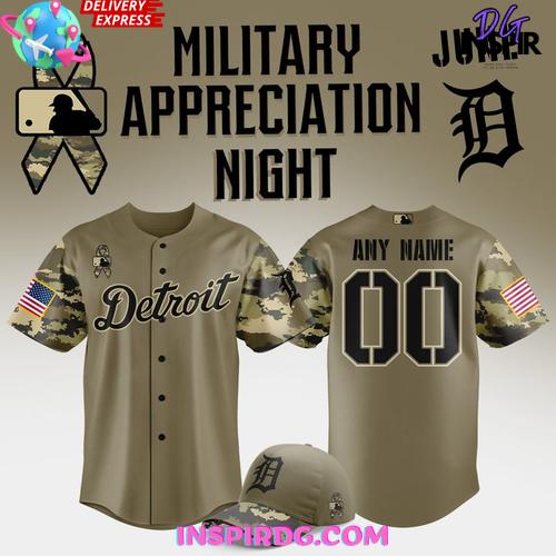 Detroit Tigers Military Appreciation Night 2025 Shirt Collection