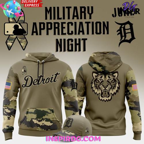Detroit Tigers Military Appreciation Night 2025 Shirt Collection - Image 7