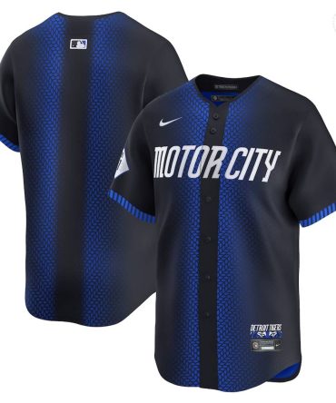 Detroit Tigers Navy 2024 City Connect Baseball Jersey