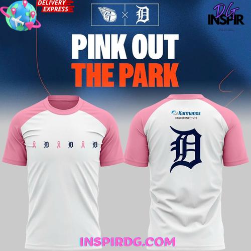 Detroit Tigers Pink Out The Park Special T-Shirt