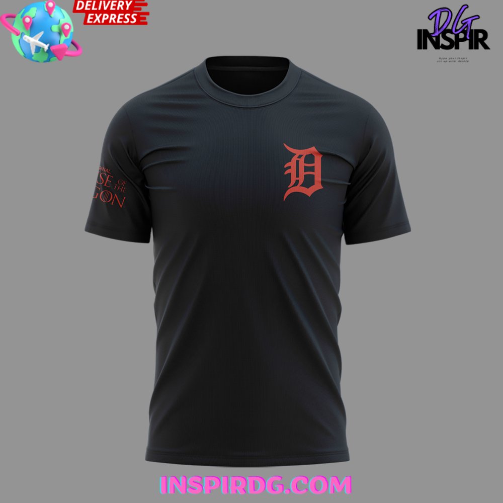 Detroit Tigers X House Of The Dragon T-Shirt - Image 2