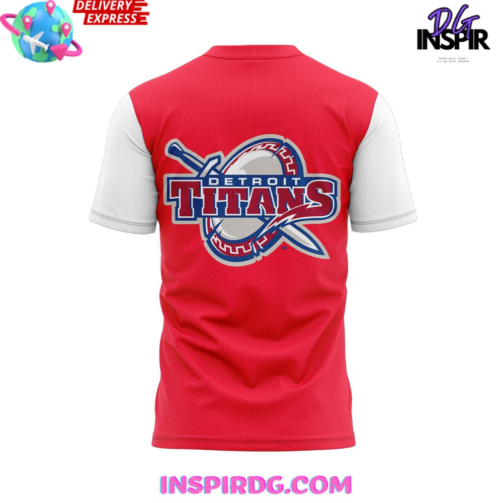 Detroit Titans Mercy Men’S Basketball Our City Uniform T-Shirt - Image 3