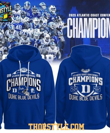 Duke Blue Devils Atlantic Coast Conference Champions 2025 Hoodie T-Shirt