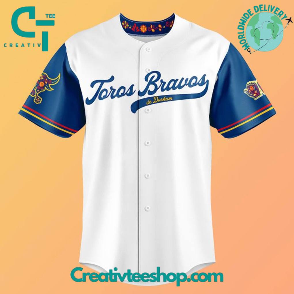 Durham Bulls Latin American Hispanic "Toros Bravos" Special Baseball Jersey - Image 2