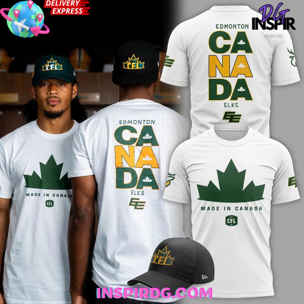 Edmonton Elks Bulletin Men’S Canada 2025 T-Shirt