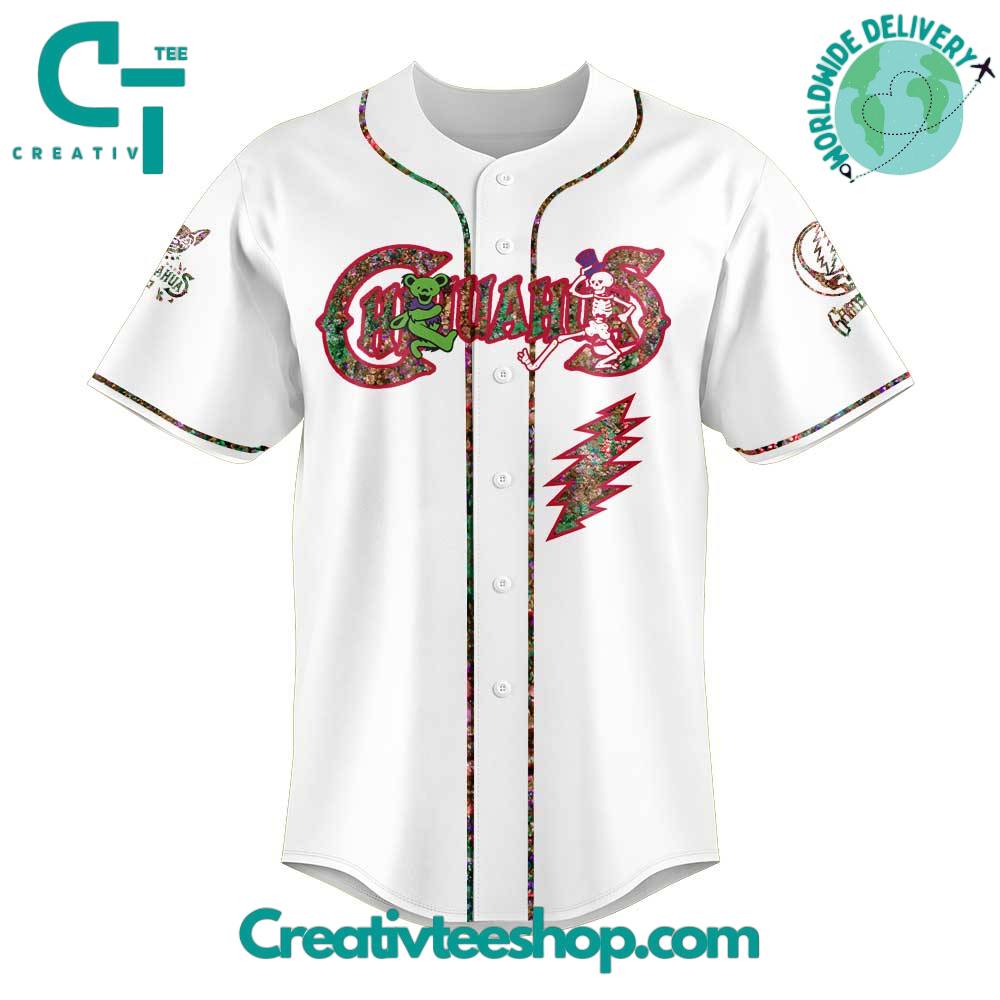 El Paso Chihuahuas Grateful Dead Night Special Baseball Jersey - Image 2
