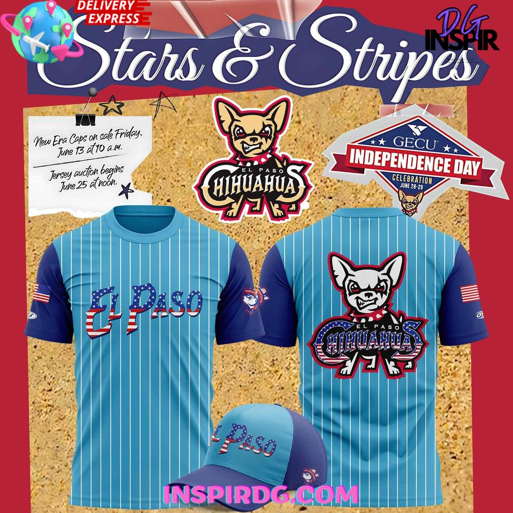 El Paso Chihuahuas Stars & Stripes Special T-Shirt