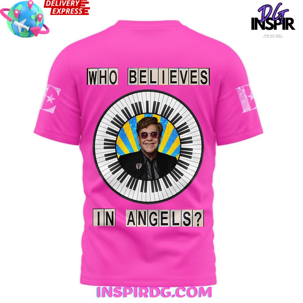 Elton John Believe In Angels Special T-Shirt - Image 3