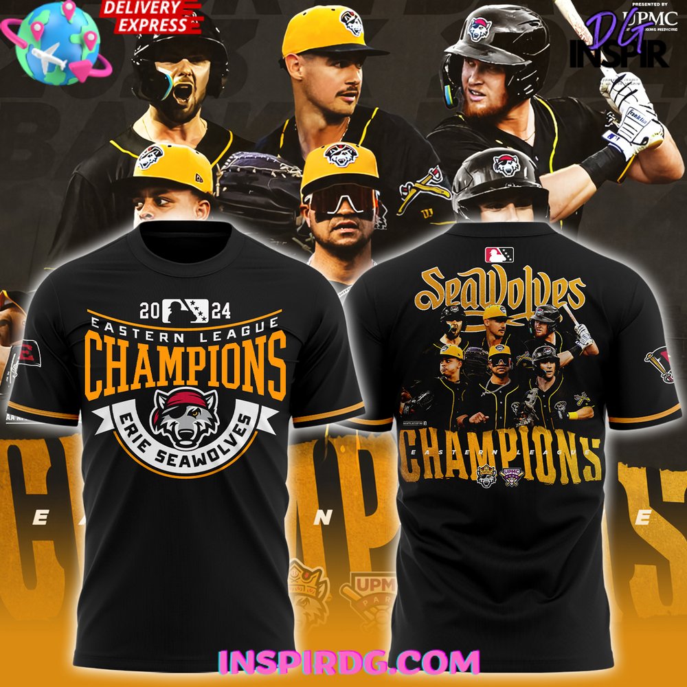 Erie Seawolves Eastern League Champions 2024 T-Shirt