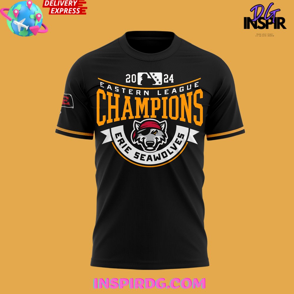 Erie Seawolves Eastern League Champions 2024 T-Shirt - Image 3