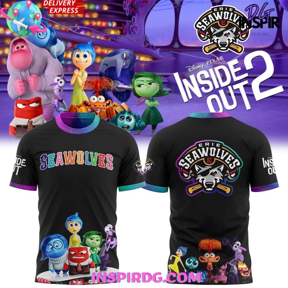 Erie Seawolves X Inside Out 2 Special T-Shirt