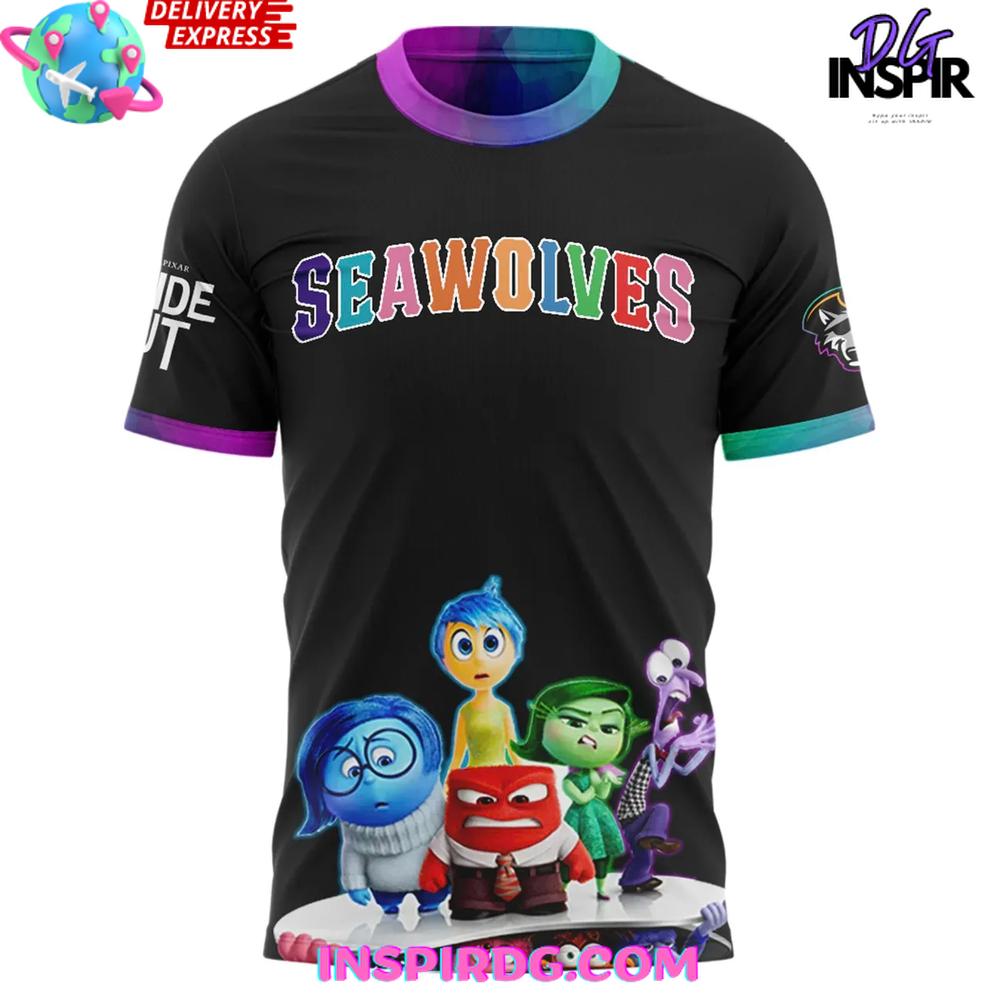 Erie Seawolves X Inside Out 2 Special T-Shirt - Image 2