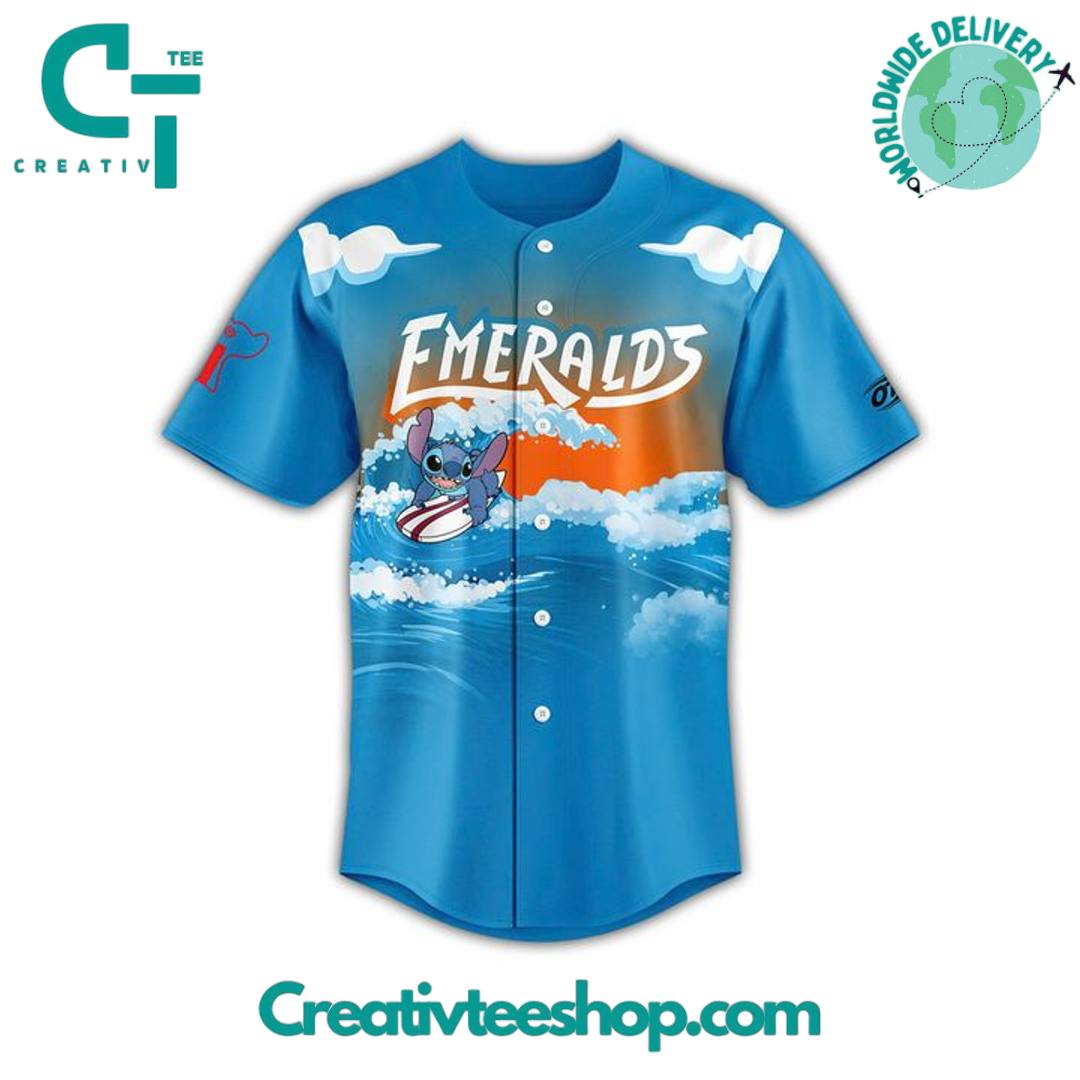 Eugene Emeralds Lilo & Stitch Night Special New Baseball Jersey - Image 2