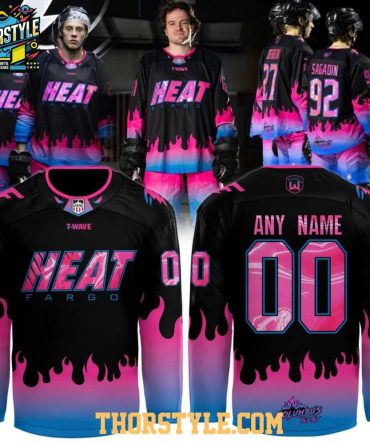 Fargo Force Heat 2026 Night Personalized Hockey Jersey