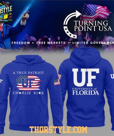 Florida Gators Charlie Kirk A True Patriot Turning Point Usa 2025 Hoodie