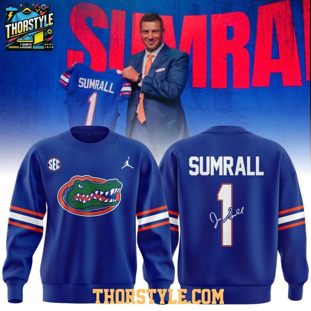 Florida Gators Coach Jon Sumrall 2025 Ncaa Hoodie T-Shirt - Image 3