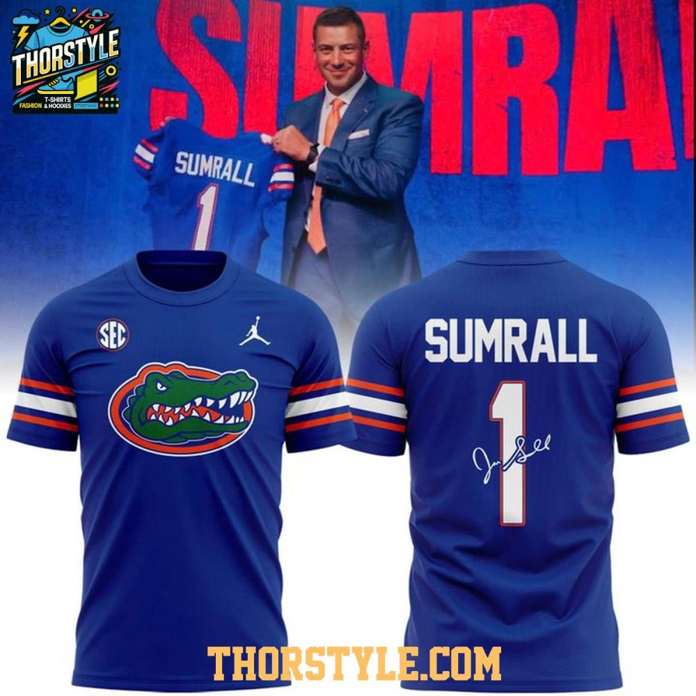 Florida Gators Coach Jon Sumrall 2025 Ncaa Hoodie T-Shirt - Image 4