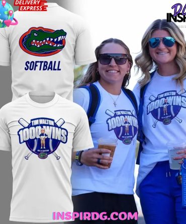 Florida Gators Softball Tim Walton 1000 Wins T-Shirt