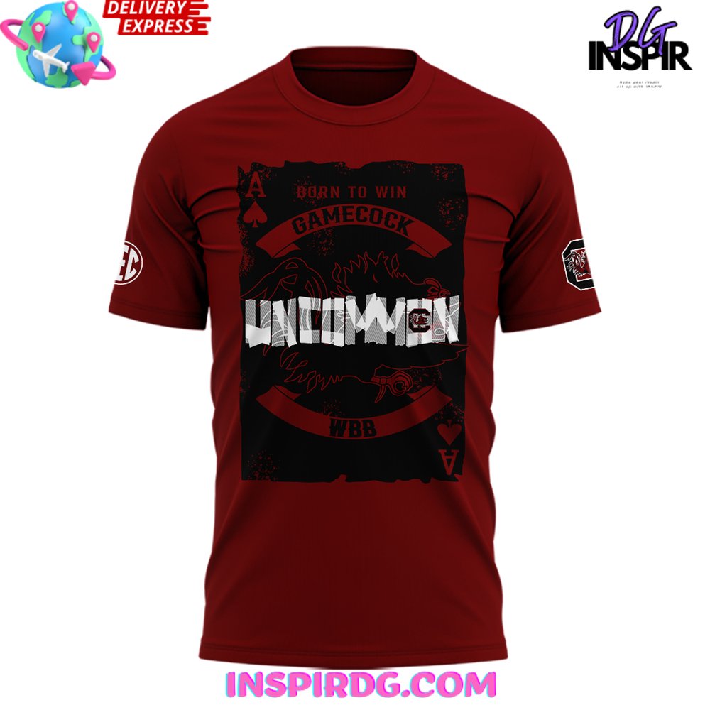 Gamecock Women’S Basketball Uncommon Special Red T-Shirt - Image 2