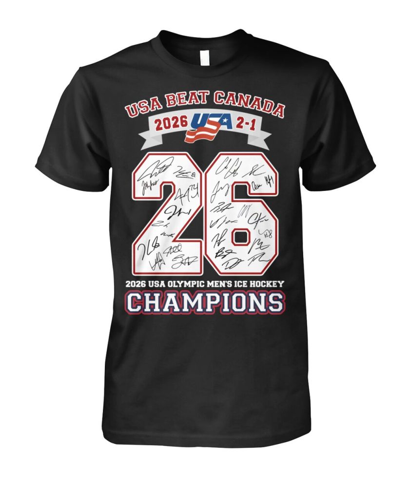 Olympic Hockey Champion Usa Team Shirt