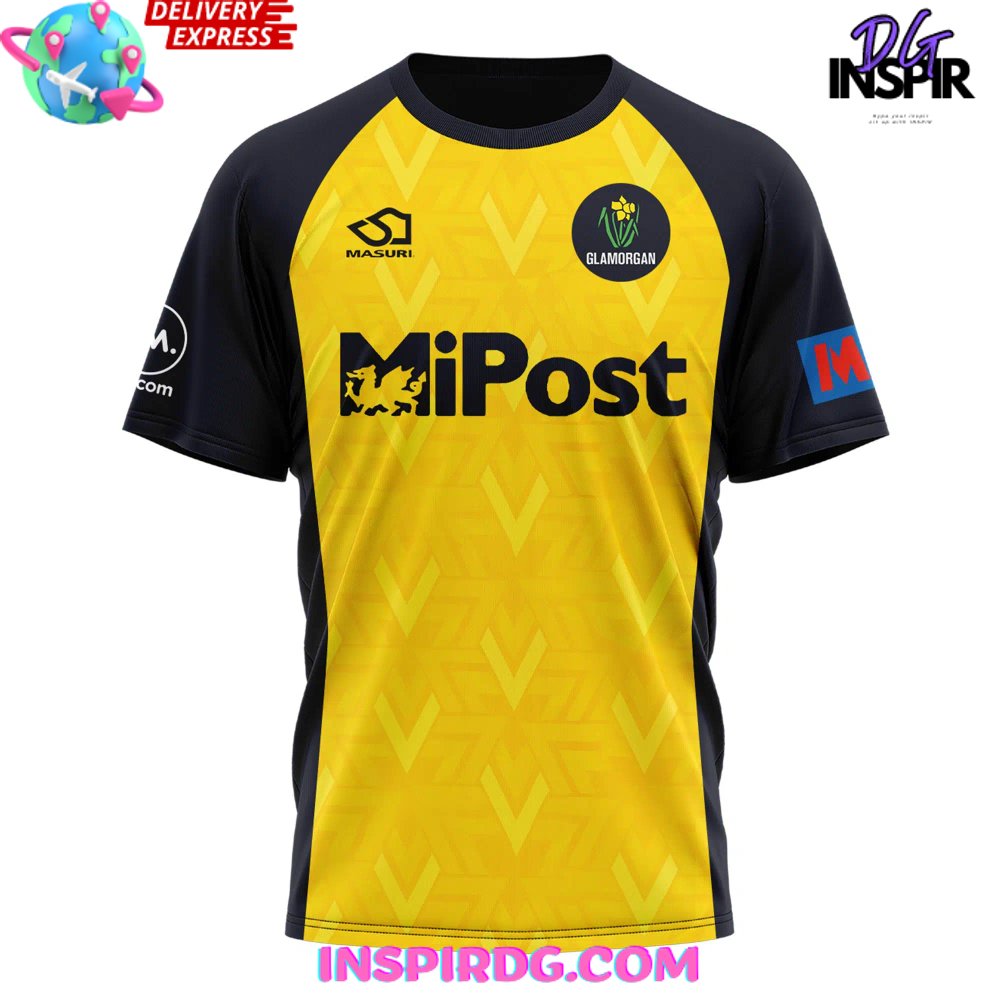 Glamorgan Cricket Champions One Day Cup 2024 T-Shirt - Image 2