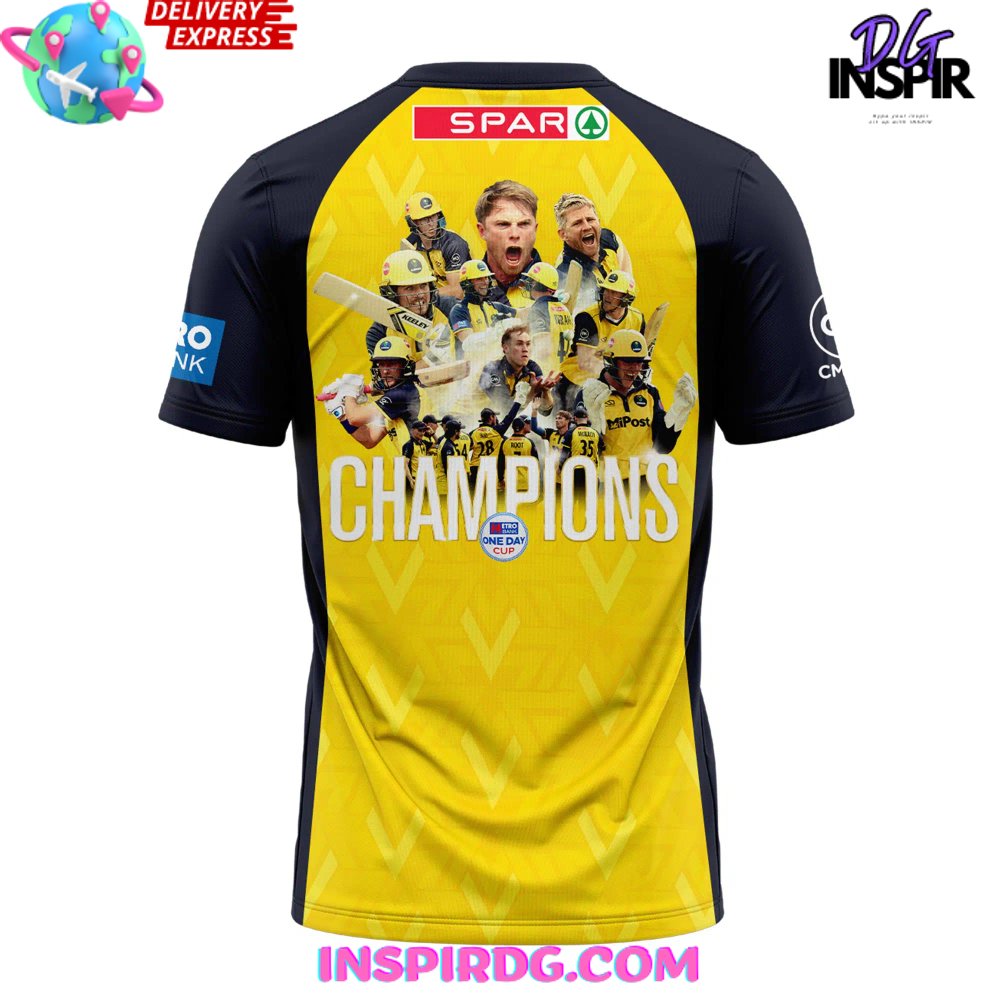 Glamorgan Cricket Champions One Day Cup 2024 T-Shirt - Image 3