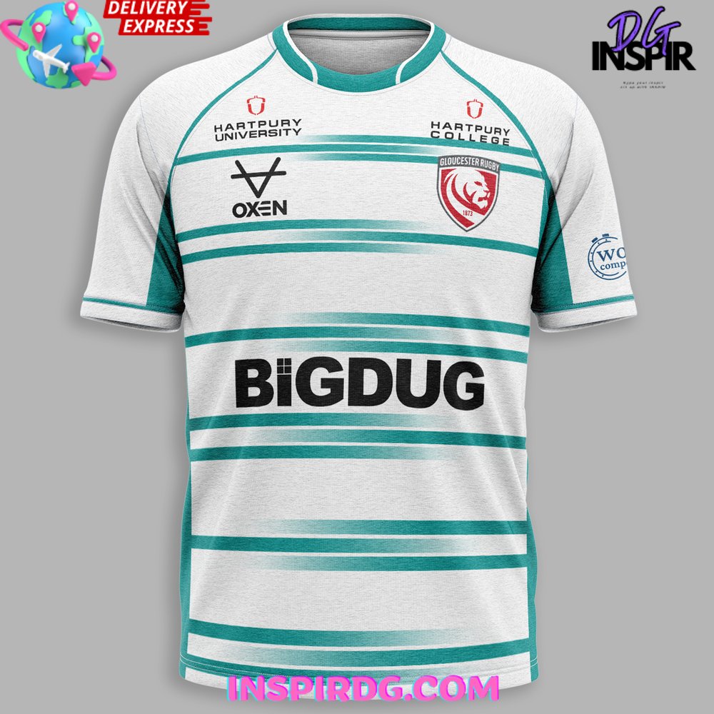 Gloucester Rugby 2024/25 Away Shirt - Image 2
