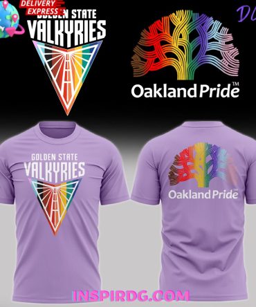 Golden State Valkyries Oakland Pride 2024 Purple T-Shirt