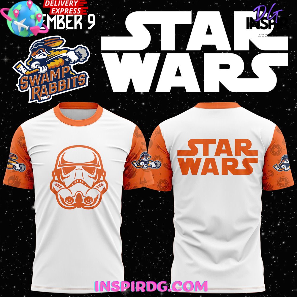 Greenville Swamp Rabbits X Star Wars Night 2024 T-Shirt