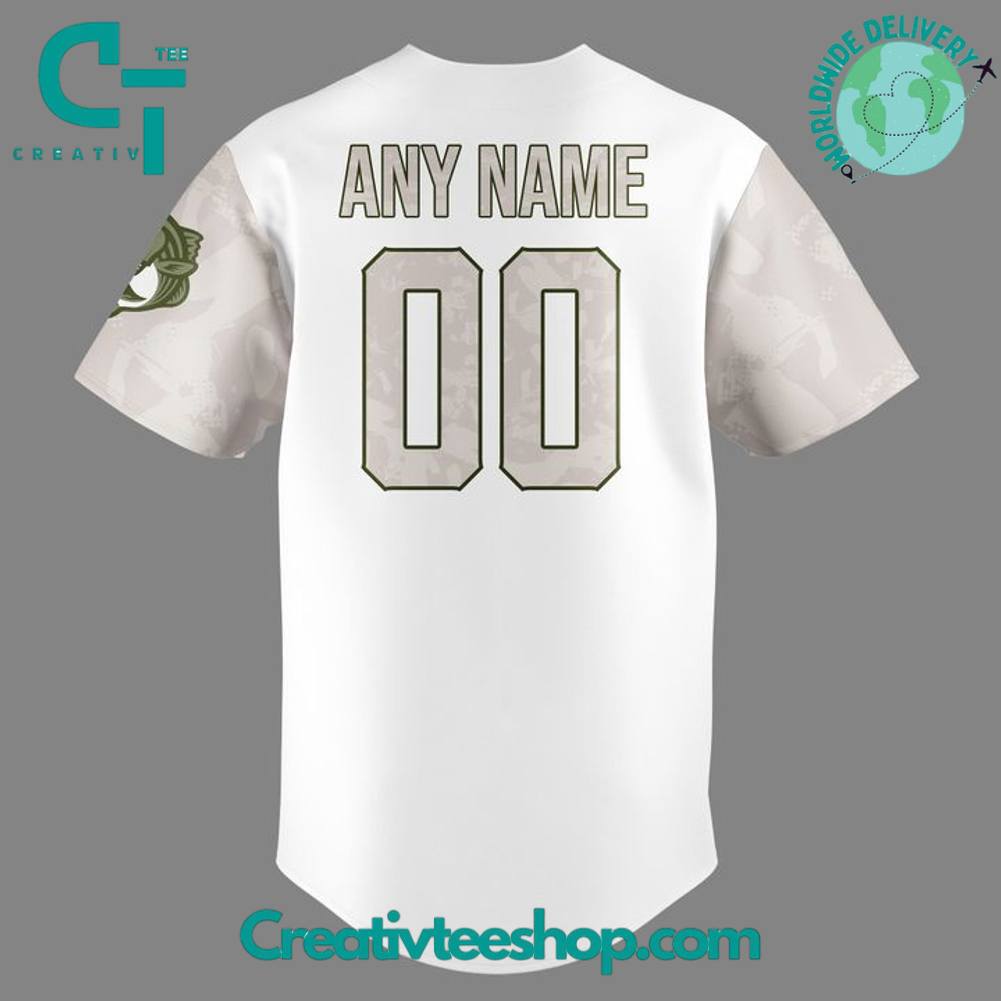 Gwinnett Stripers Salute To Armed Forces Night Personalized Baseball Jersey - Image 3