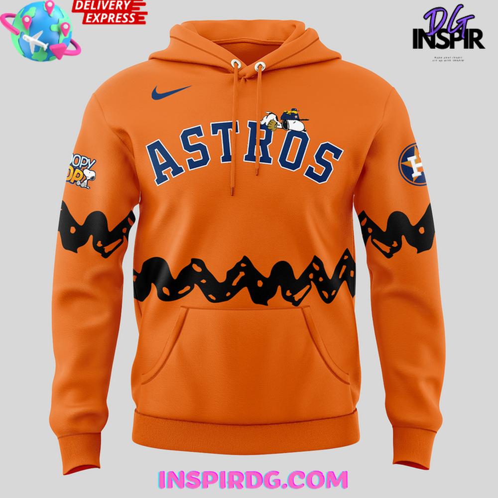 Houston Astros X 75Th Anniversary Of Peanuts Collection Shirt - Image 2