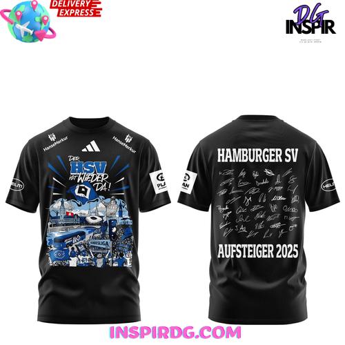 Hamburger Sv Promotion 2025 Commemorative Limited T-Shirt - Image 2