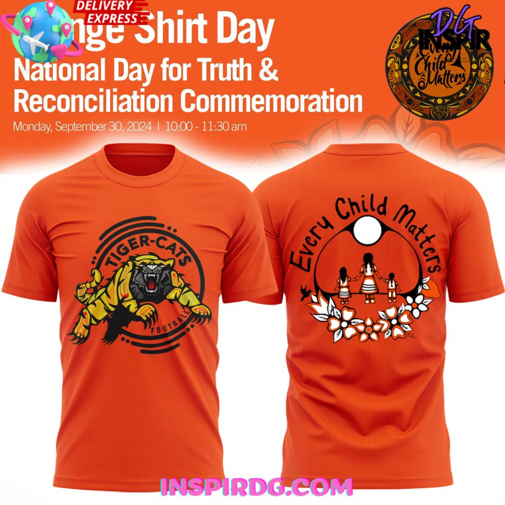 Hamilton Tiger-Cats Truth And Reconciliation 2024 T-Shirt