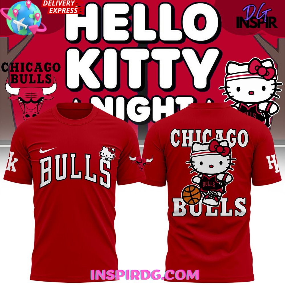 Hello Kitty X Chicago Bulls 2025 T-Shirt