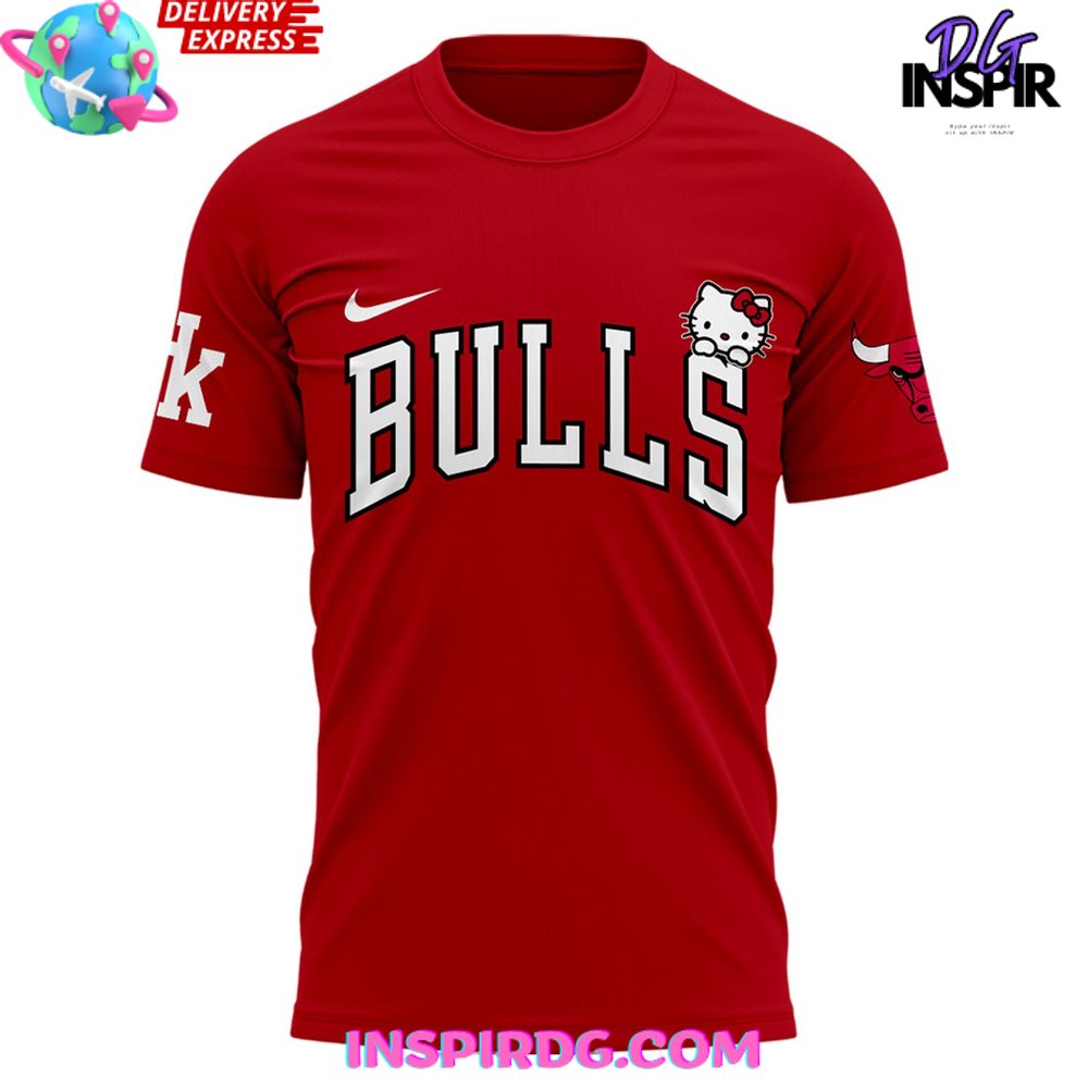 Hello Kitty X Chicago Bulls 2025 T-Shirt - Image 2