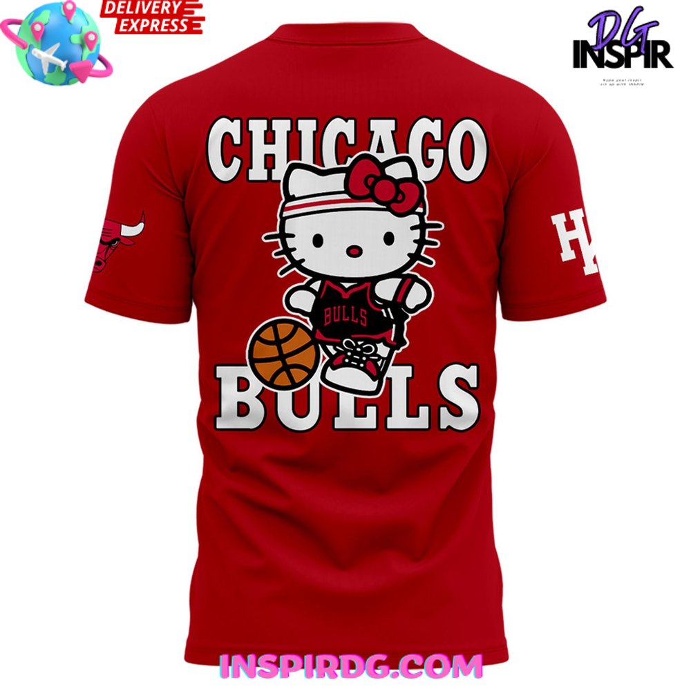 Hello Kitty X Chicago Bulls 2025 T-Shirt - Image 3