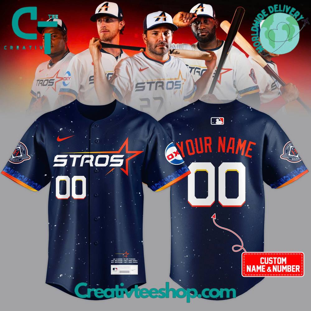 Houston Astros 2025 New City Connect "The Next Frontier" Special Baseball Jersey - Image 2