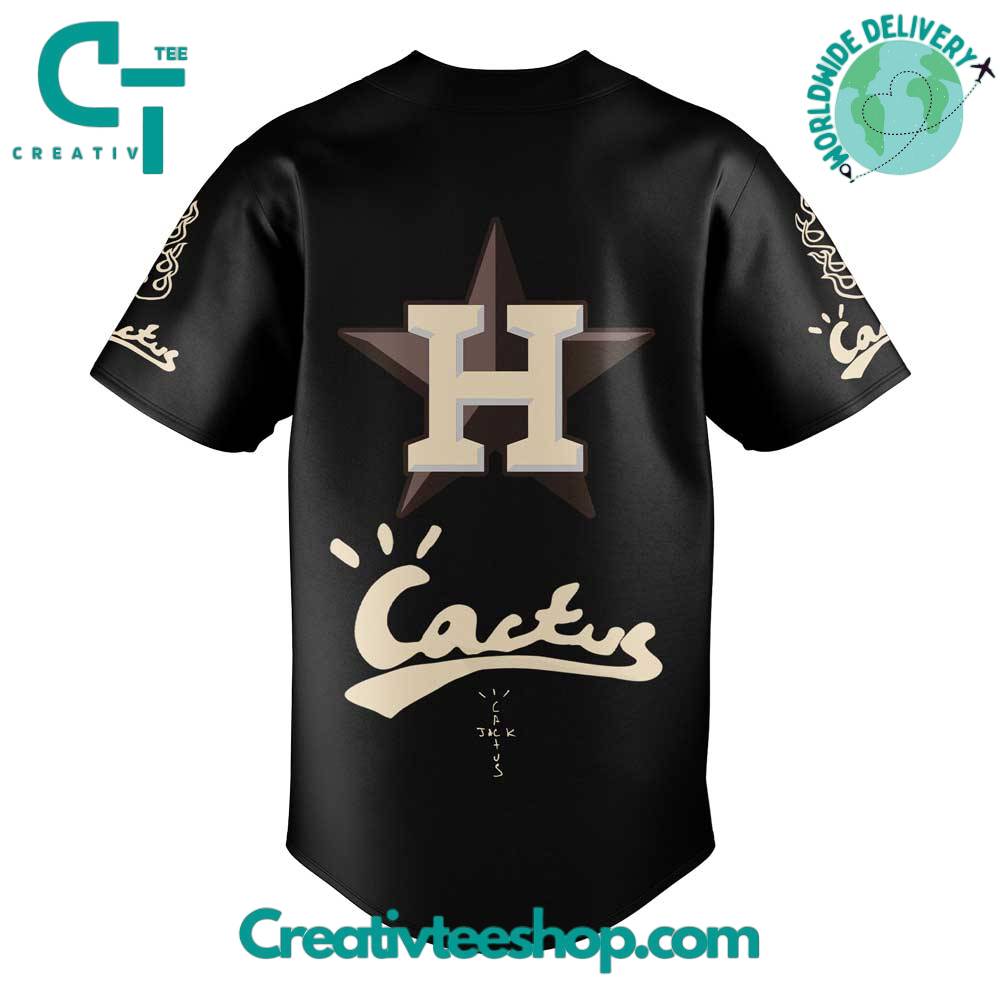 Houston Astros Cactus Jack Foundation Black Jersey - Image 3