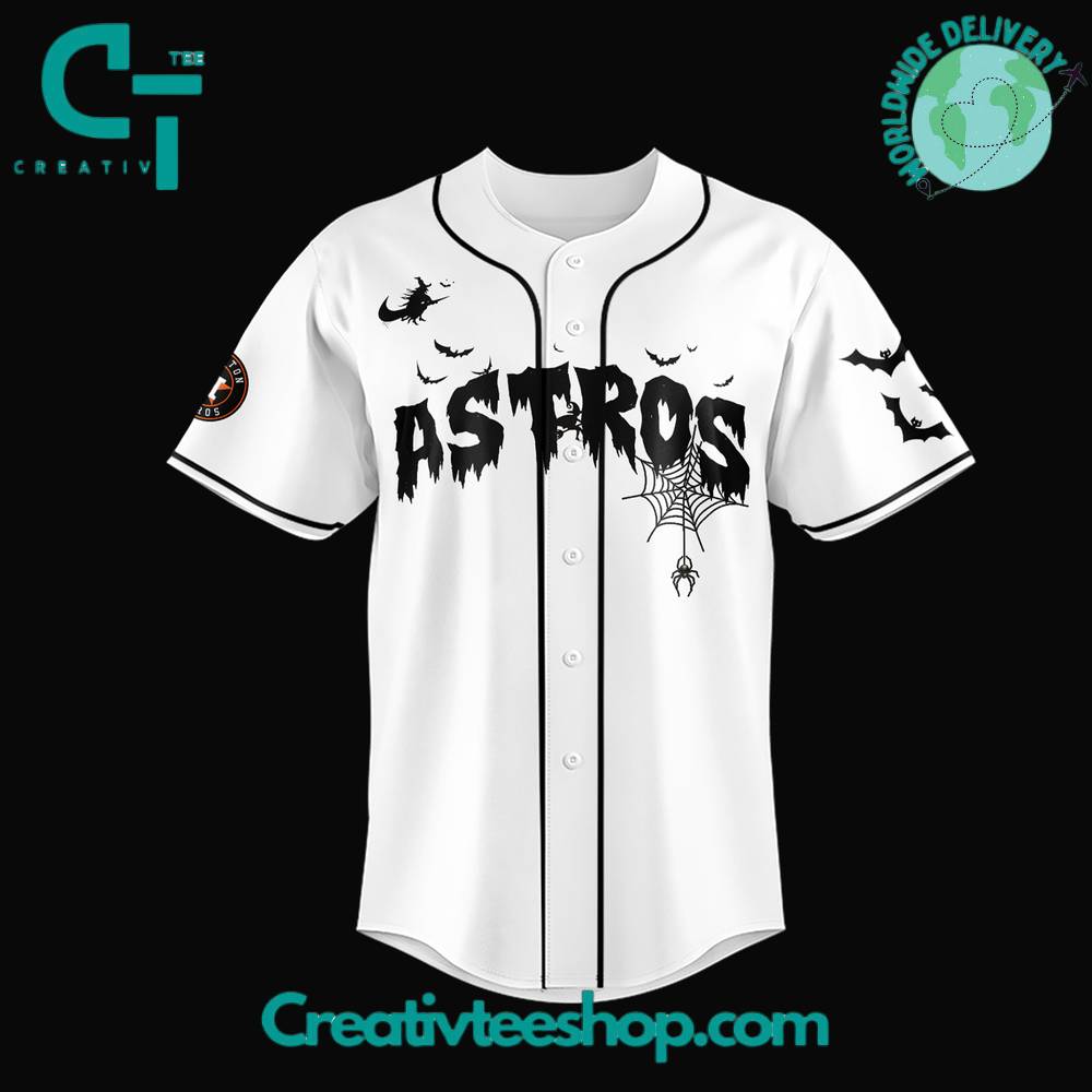 Houston Astros Halloween 2024 Baseball Jersey - Image 2