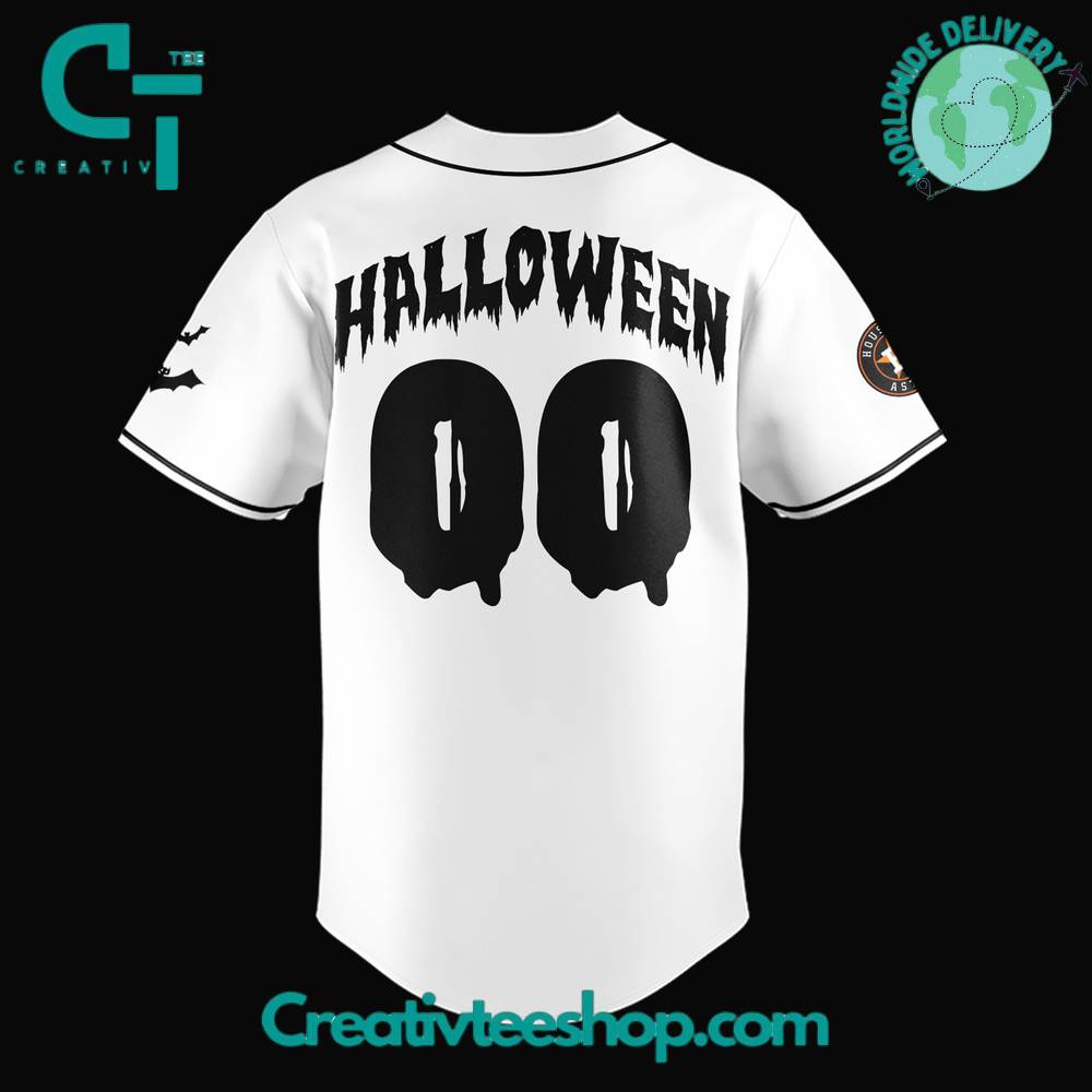 Houston Astros Halloween 2024 Baseball Jersey - Image 3