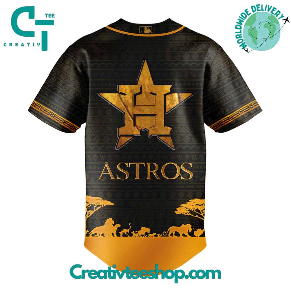 Houston Astros X The Lion King Limited Edition Baseball Jersey - Image 3