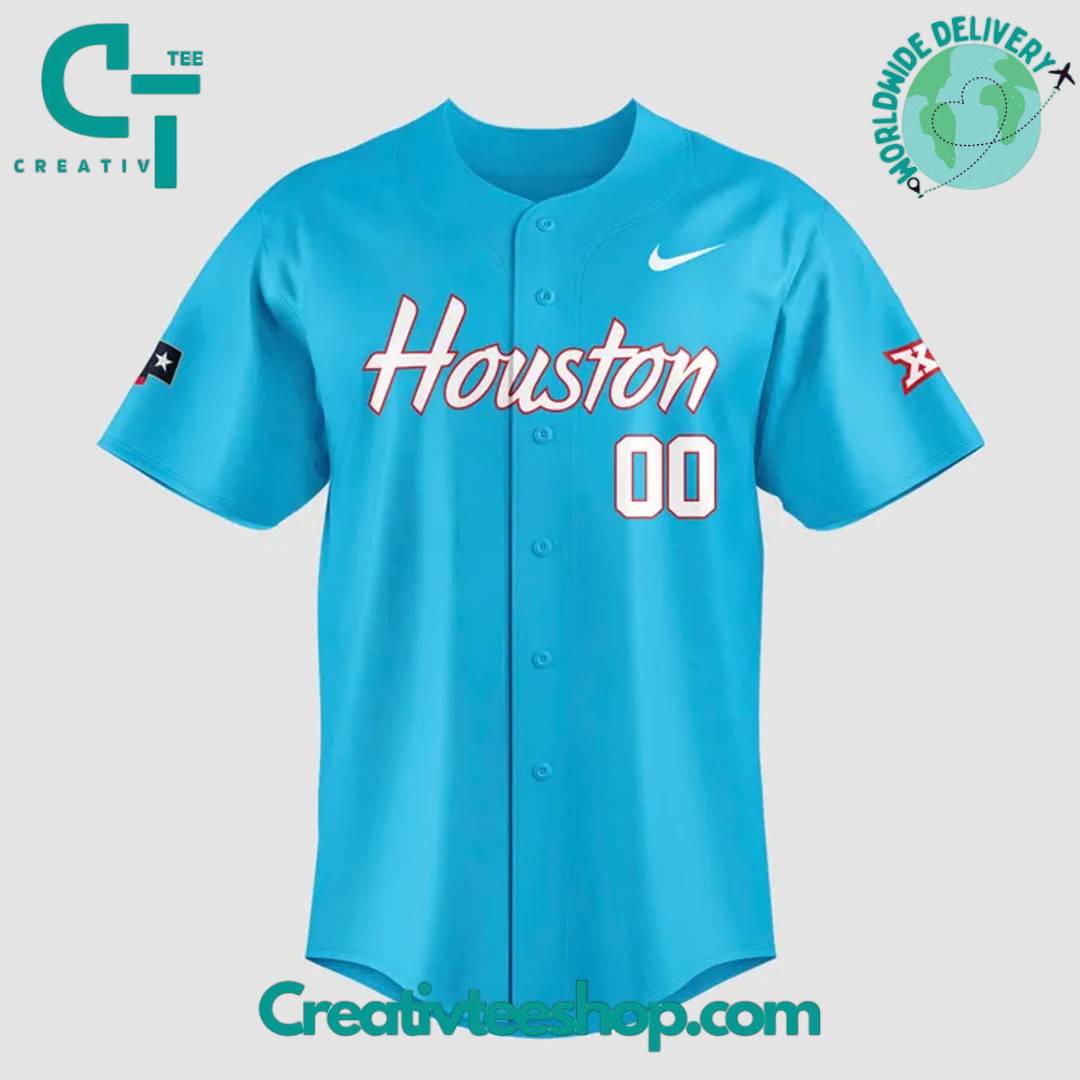 Houston Cougars Special New 2025 Blue Jersey - Image 2