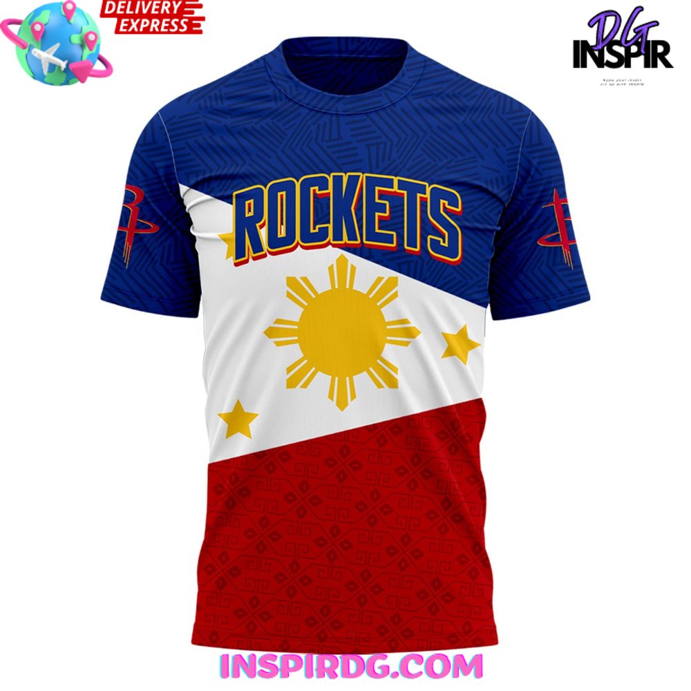 Houston Rockets Filipino Heritage Night 2025 T-Shirt - Image 2