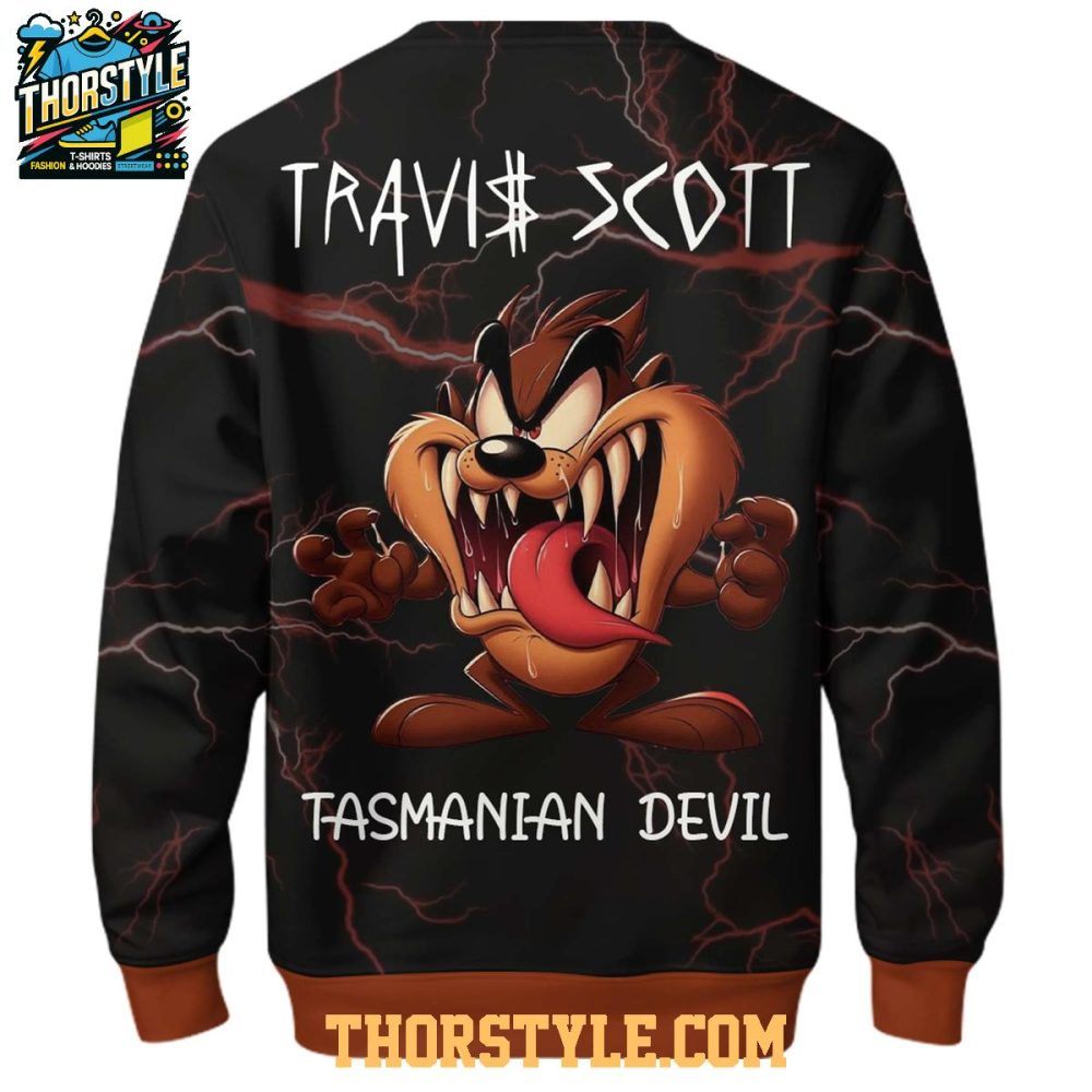 Houston Rockets Travis Scott Tasmanian Devil Colab 2025 Hoodie T-Shirt - Image 6