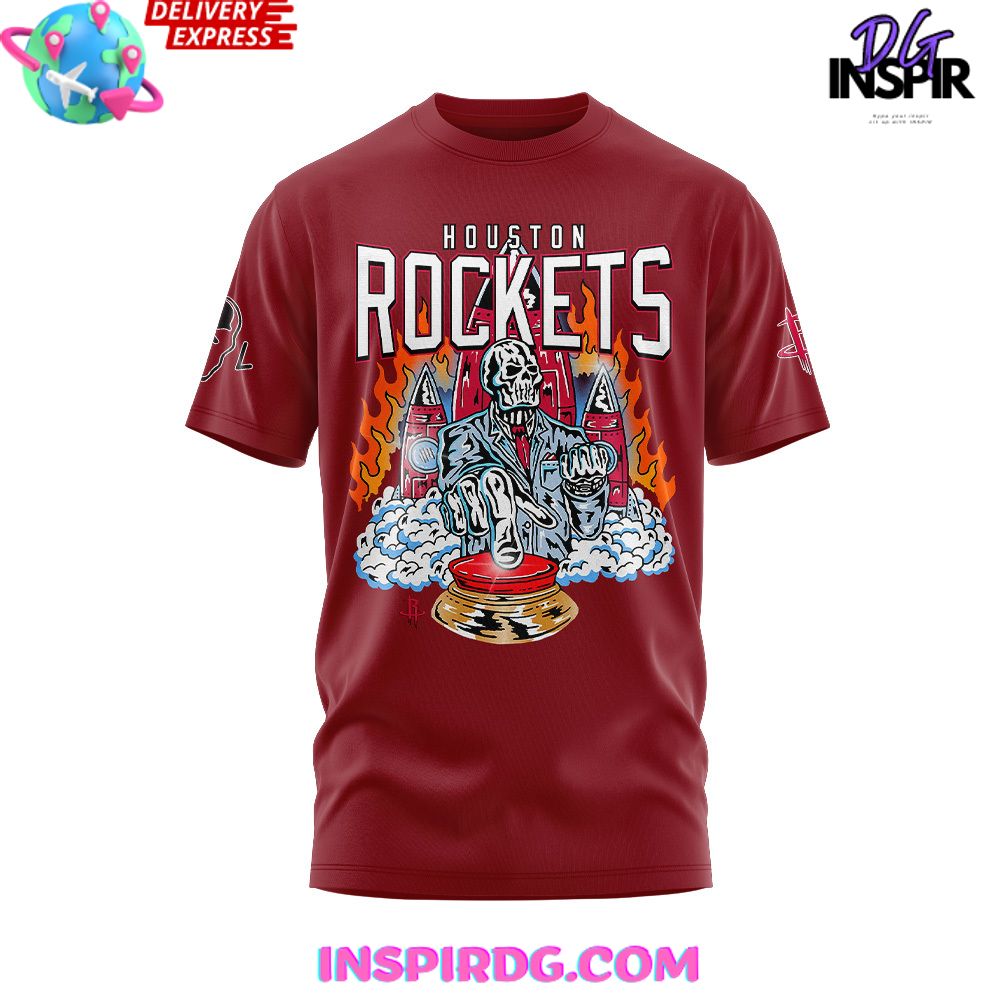 Houston Rockets X Warren Lotas 2024-25 T-Shirt - Image 2