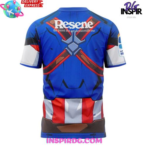 Hurricanes 2025 Captain America Limited Edition T-Shirt - Image 3